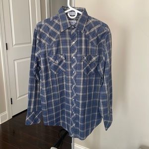 Vintage Envoy western shirt, size: LG
